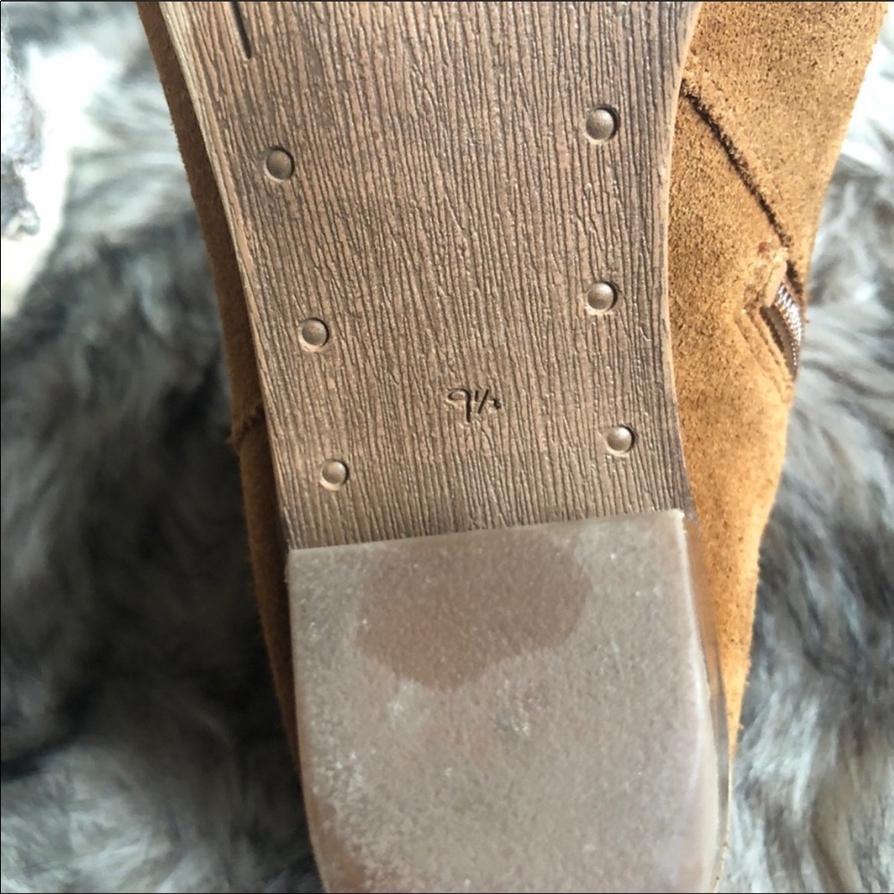 Sam Edelman Lynne Cognac Suede Boots - Picture 9 of 9